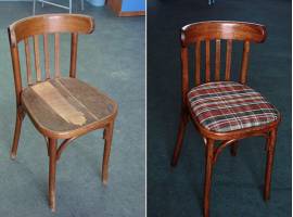 Обивка деревянных стульев